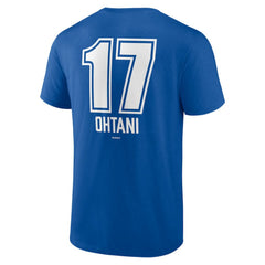Shohei Ohtani Los Angeles Dodgers Fastball Player Name & Number T-Shirt - Royal T-shirts