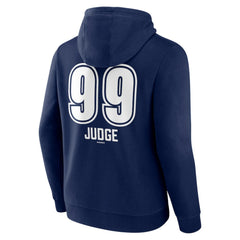 Aaron Judge New York Yankees Fastball Player Name & Number Pullover Hoodie - Navy Hoodies