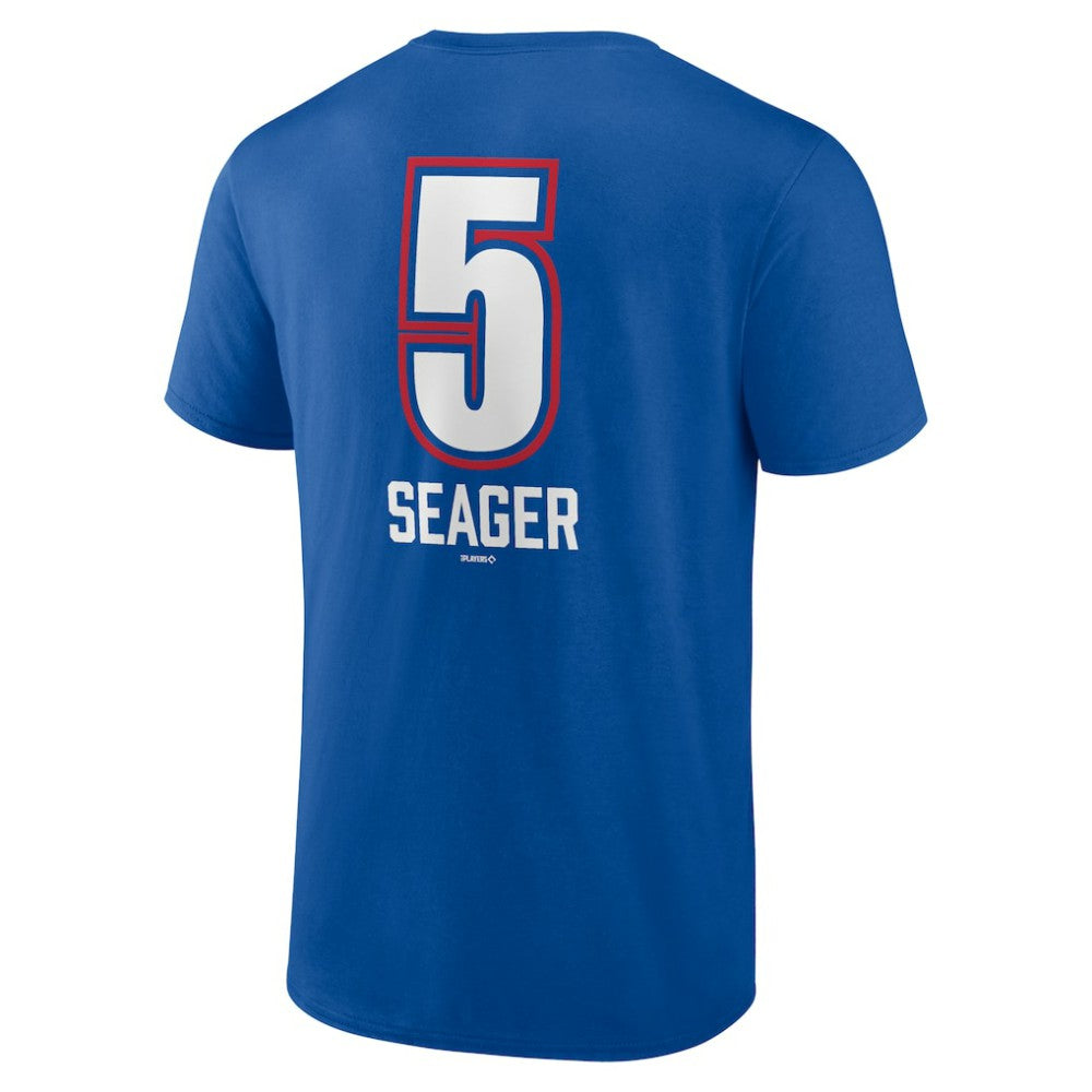 Corey Seager Texas Rangers Fastball Player Name & Number T-Shirt - Royal T-shirts