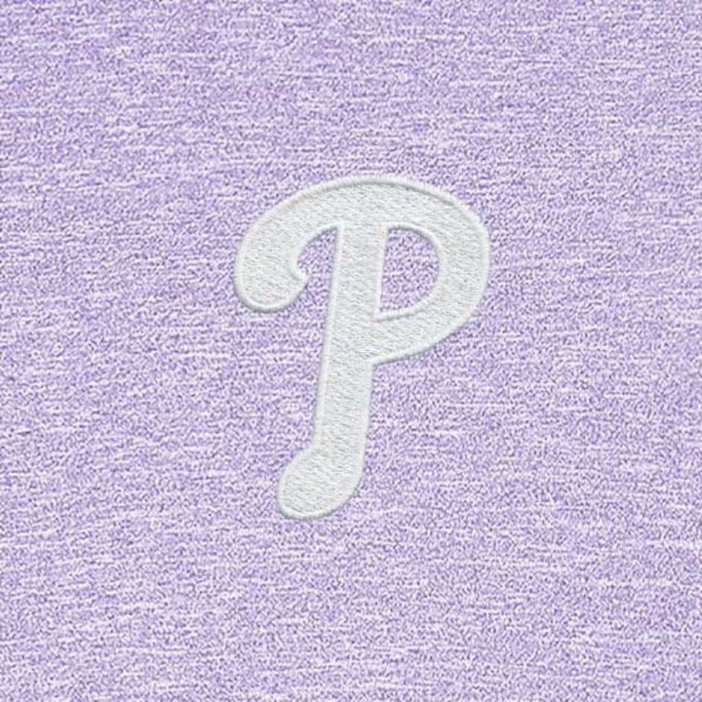 Philadelphia Phillies Antigua Hunk Quarter-Zip Top - Lavender Tops