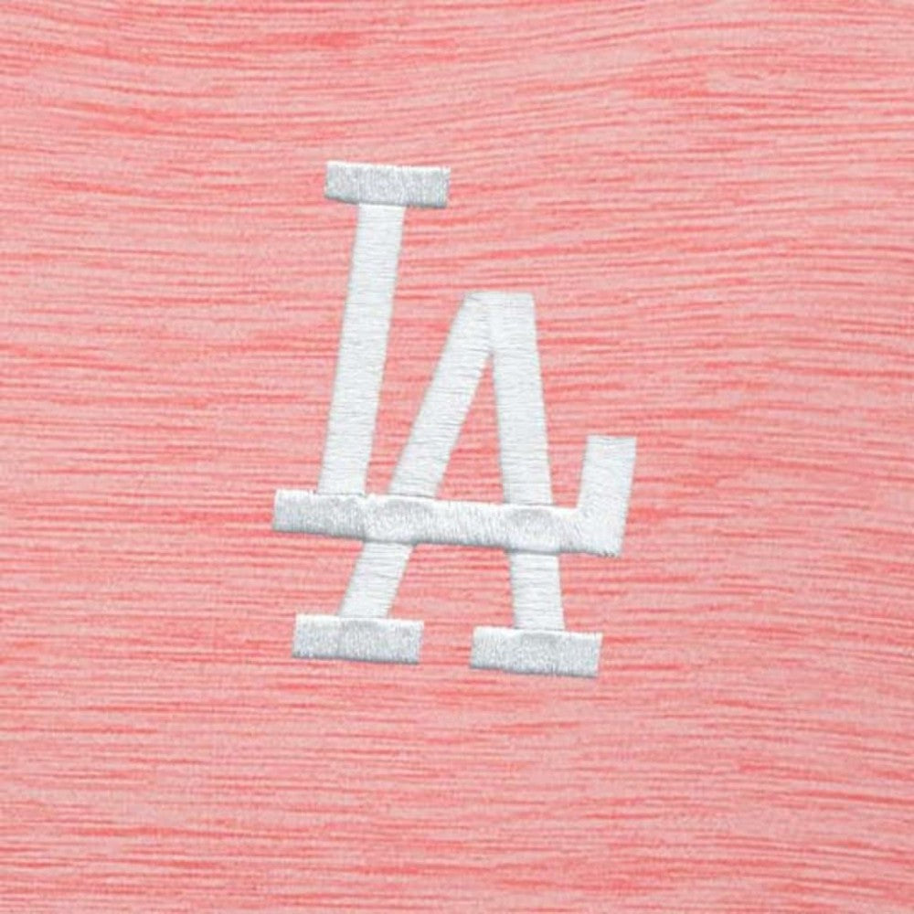 Los Angeles Dodgers Antigua Bright Quarter-Zip Pullover Top - Coral Pullover