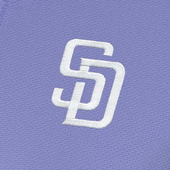 San Diego Padres Antigua Women's Finish Quarter-Zip Pullover Top - Purple Pullover