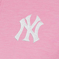 New York Yankees Antigua Women's Mentor Quarter-Zip Pullover Top - Pink Pullover