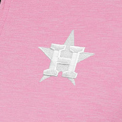 Houston Astros Antigua Women's Mentor Quarter-Zip Pullover Top - Pink Pullover