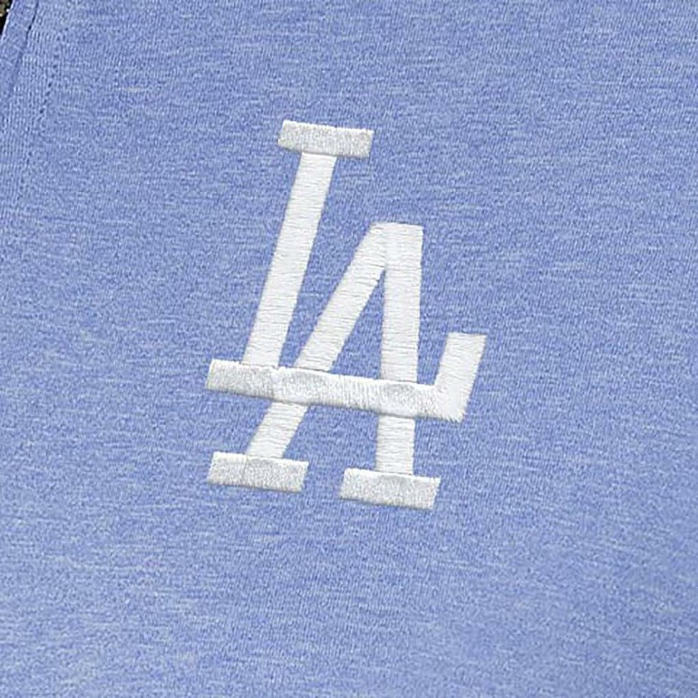 Los Angeles Dodgers Antigua Women's Mentor Quarter-Zip Pullover Top - Lavender Pullover