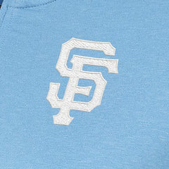 San Francisco Giants Antigua Women's Mentor Quarter-Zip Pullover Top - Light Blue Pullover