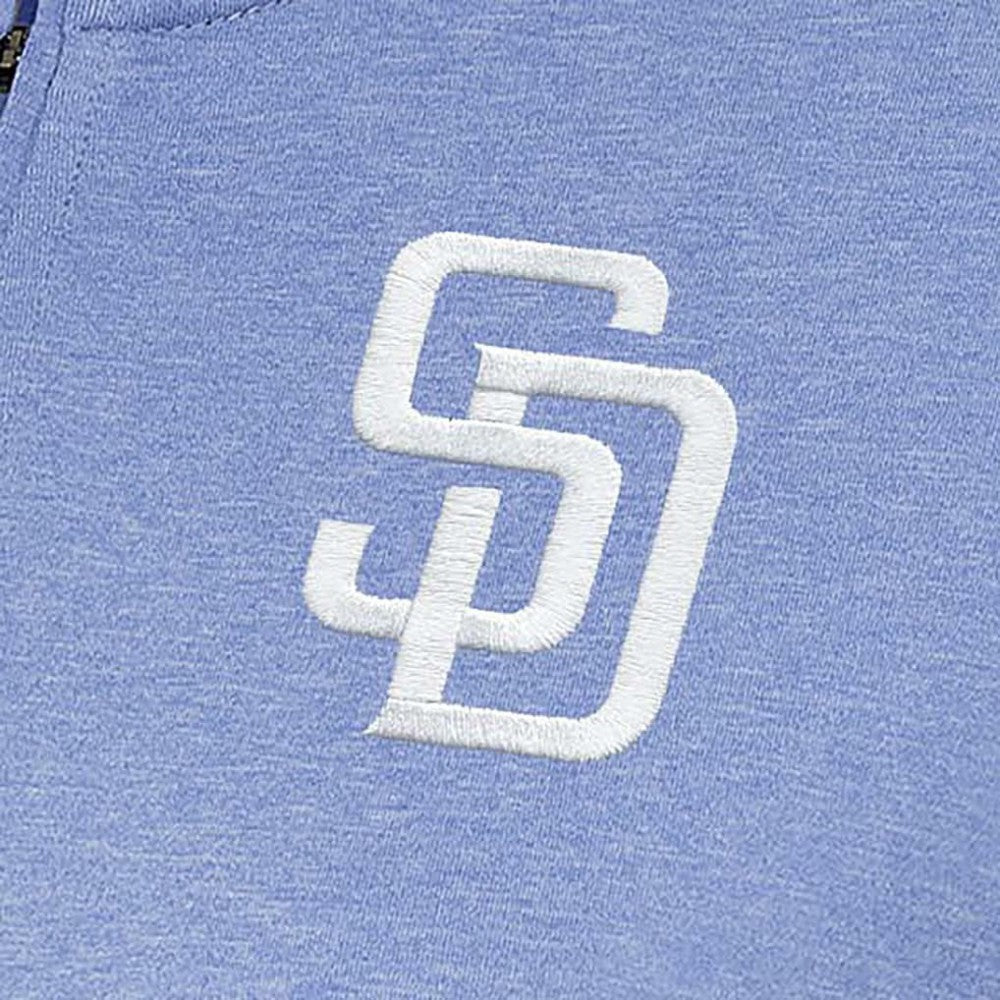 San Diego Padres Antigua Women's Mentor Quarter-Zip Pullover Top - Lavender Pullover