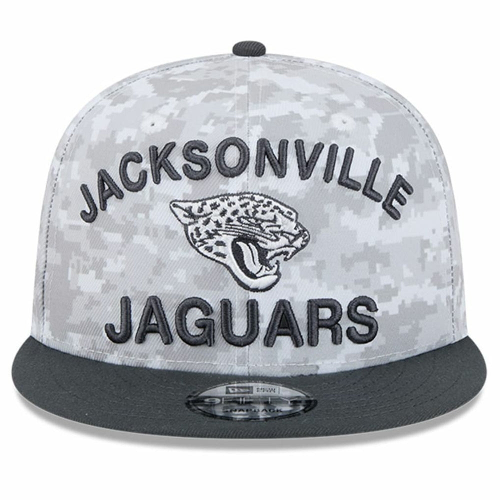 Jacksonville Jaguars New Era 2024 Salute To Service 9FIFTY Snapback Hat White/Graphite