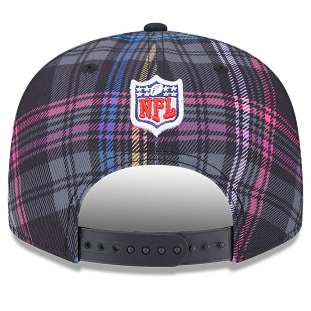 Jacksonville Jaguars New Era 2024 NFL Crucial Catch Plaid 9FIFTY Snapback Hat Black