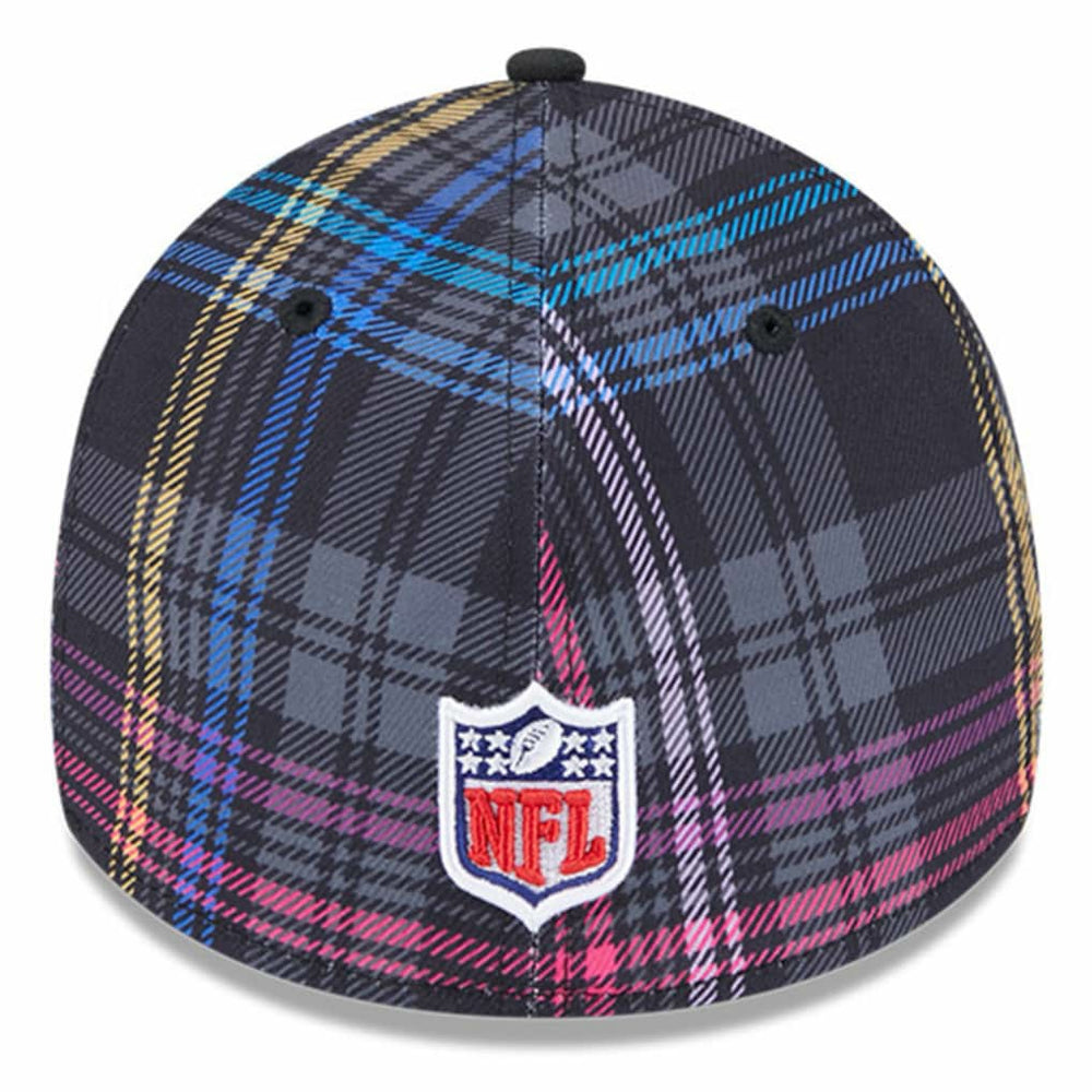 Jacksonville Jaguars New Era 2024 NFL Crucial Catch Plaid 39THIRTY Flex Hat Black