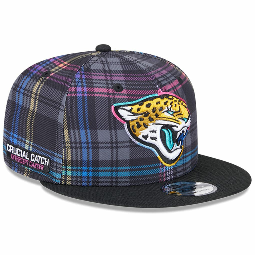 Jacksonville Jaguars New Era Youth 2024 NFL Crucial Catch 9FIFTY Snapback Hat Black