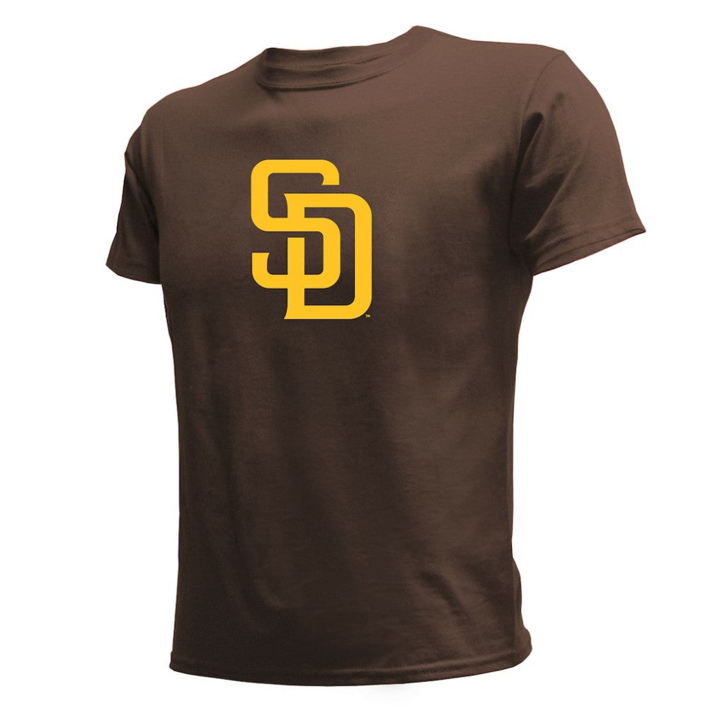 San Diego Padres Stitches Youth Team Logo T-Shirt - Brown T-shirts
