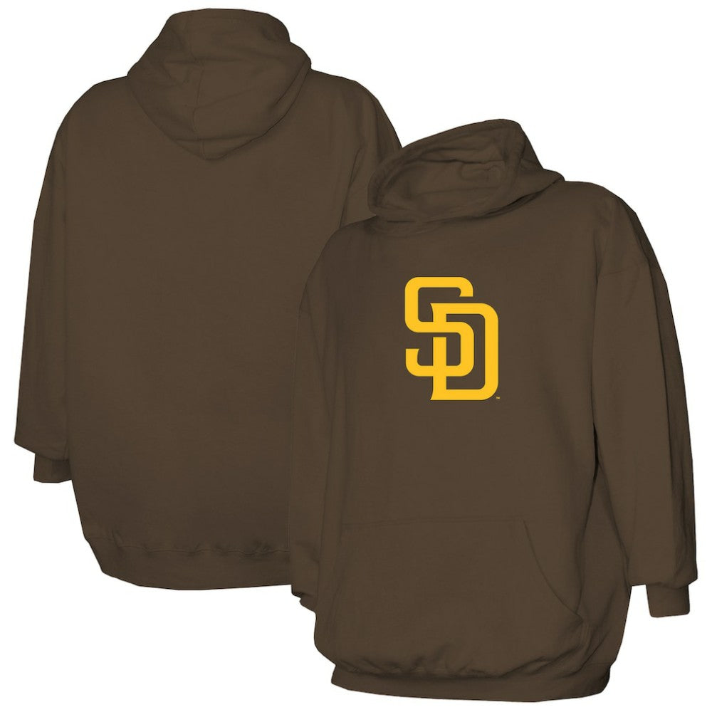 San Diego Padres Stitches Youth Fleece Pullover Hoodie - Brown Hoodies