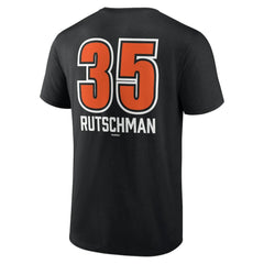 Adley Rutschman Baltimore Orioles Fastball Player Name & Number T-Shirt - Black T-shirts