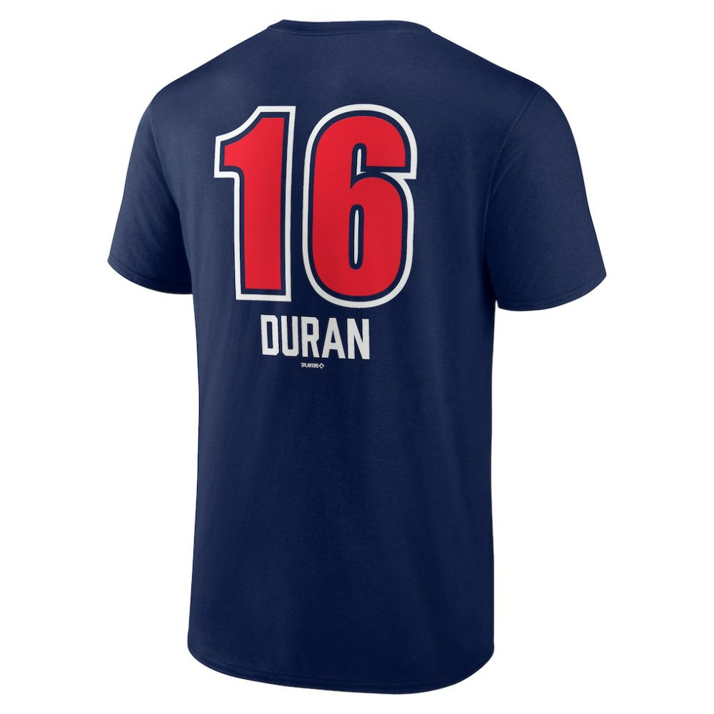 Jarren Duran Boston Red Sox Fastball Player Name & Number T-Shirt - Navy T-shirts