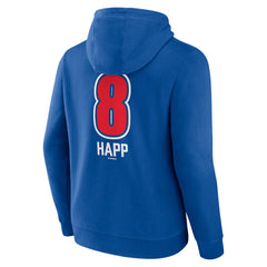 Ian Happ Chicago Cubs Fastball Player Name & Number Pullover Hoodie - Royal Hoodies