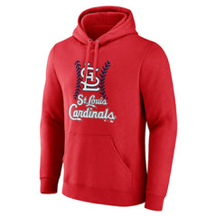 Jordan Walker St. Louis Cardinals Fastball Player Name & Number Pullover Hoodie - Red Hoodies