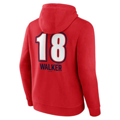Jordan Walker St. Louis Cardinals Fastball Player Name & Number Pullover Hoodie - Red Hoodies