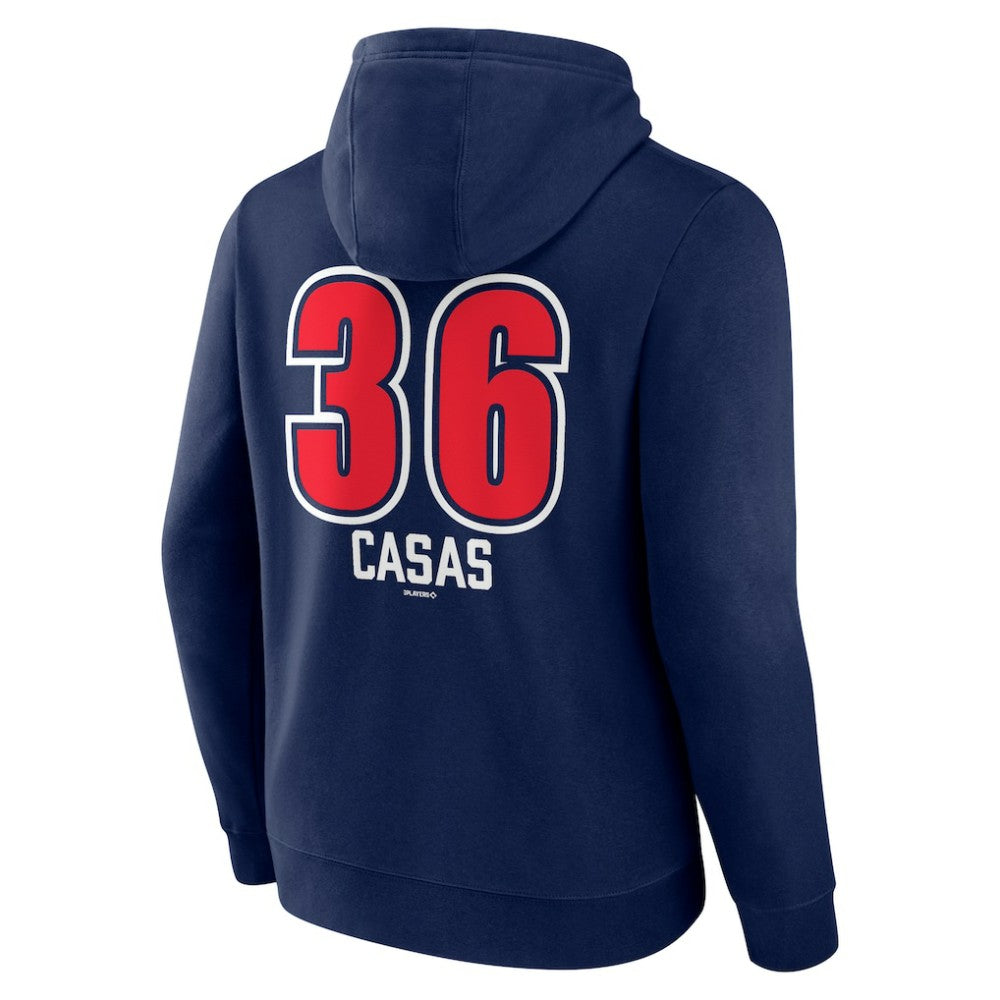 Triston Casas Boston Red Sox Fastball Player Name & Number Pullover Hoodie - Navy Hoodies