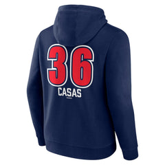 Triston Casas Boston Red Sox Fastball Player Name & Number Pullover Hoodie - Navy Hoodies