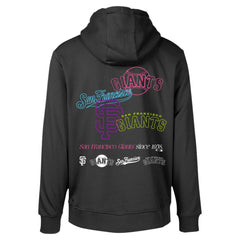 San Francisco Giants Levelwear Podium Vintage Pullover Hoodie - Black Hoodies