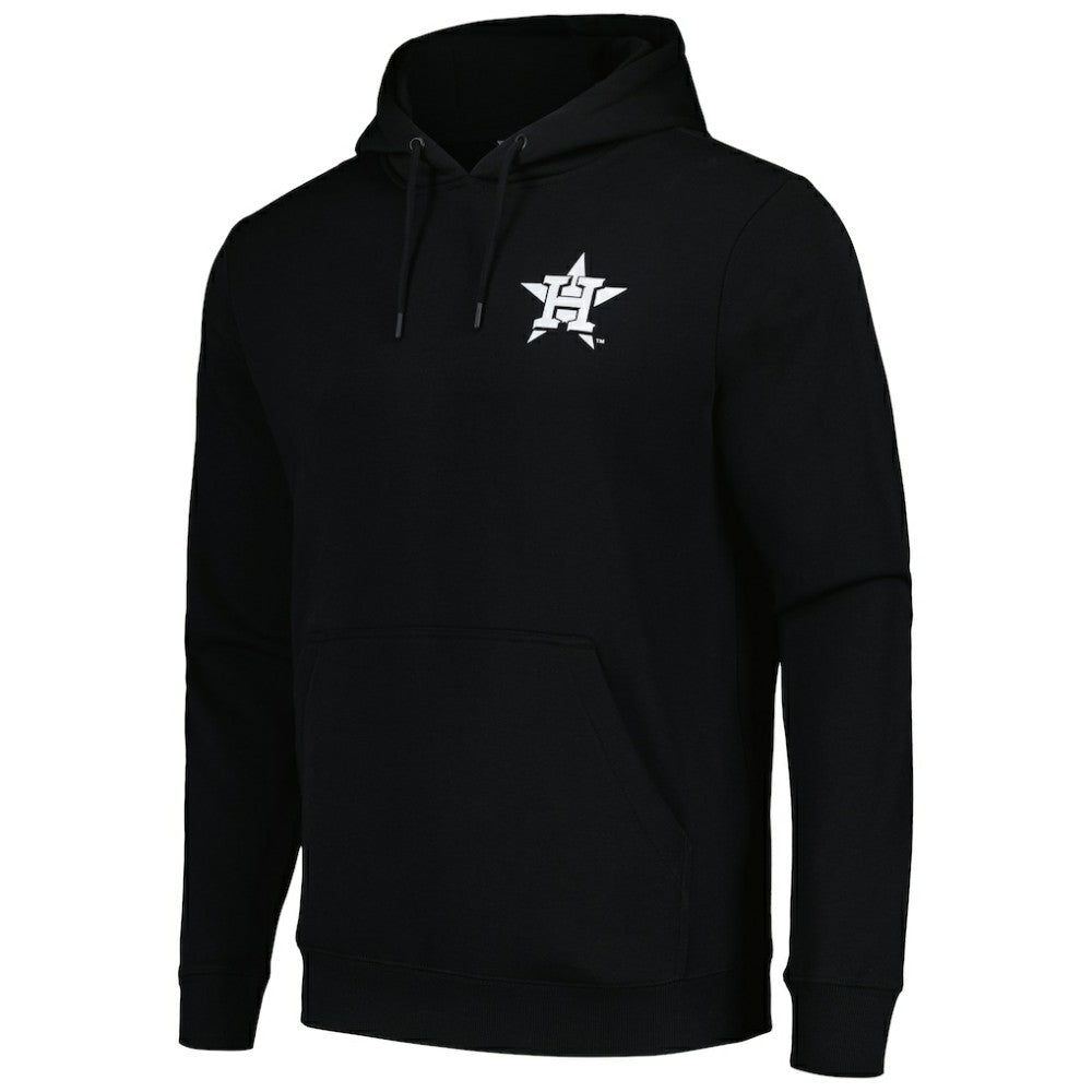 Houston Astros Levelwear Podium Vintage Pullover Hoodie - Black Hoodies