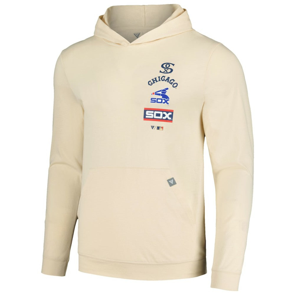 Chicago White Sox Levelwear Base Line Pullover Hoodie - Cream Hoodies