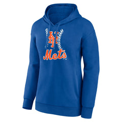Francisco Alvarez New York Mets Women's Fastball Player Name & Number Pullover Hoodie - Royal Hoodies
