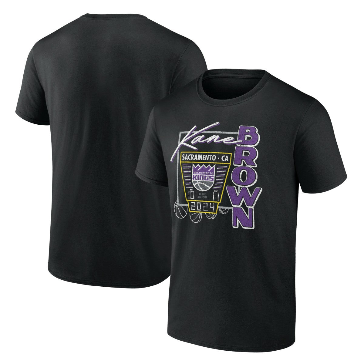 Kane Brown x Sacramento Kings T-Shirt Black