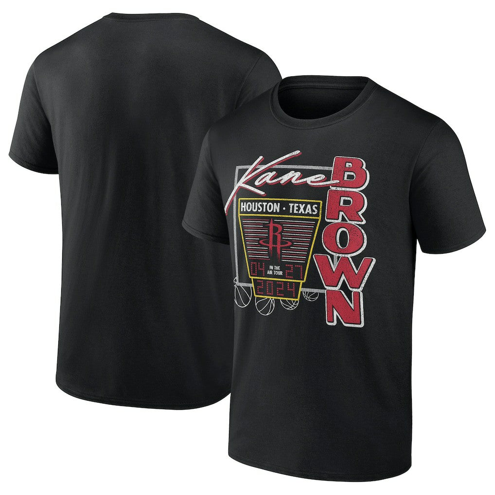 Kane Brown x Houston Rockets T-Shirt Black