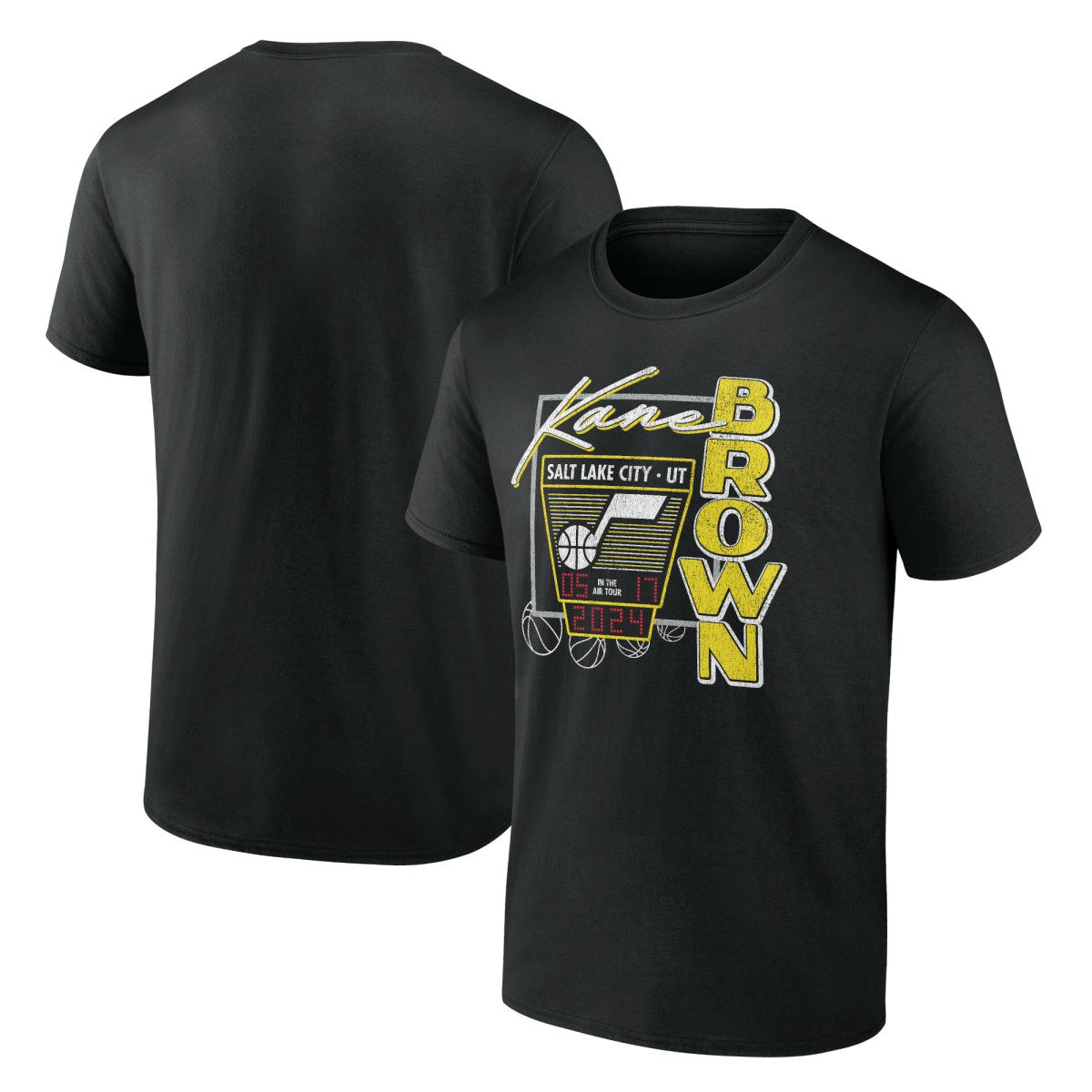 Kane Brown x Utah Jazz T-Shirt Black
