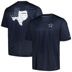Dallas Cowboys Terminal Tackle Omni-Shade Texas T-Shirt Navy
