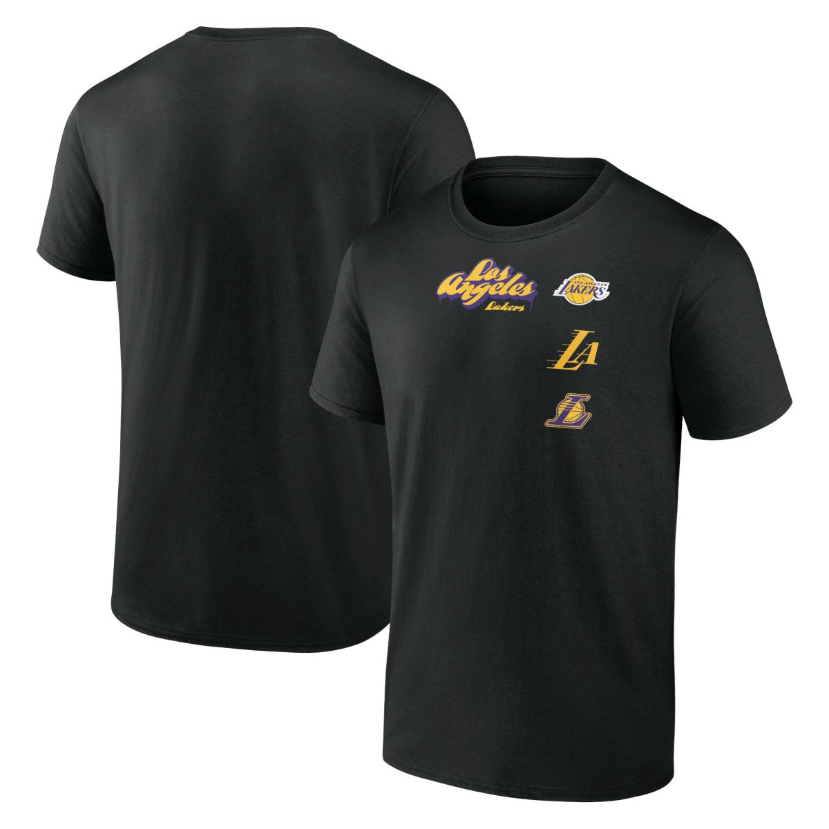 Los Angeles Lakers Graffiti Logo T-Shirt Black