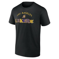Los Angeles Lakers Graffiti Arch T-Shirt Black