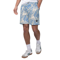 Dallas Cowboys Margaritaville Sand Washed Monstera Party Amphib Shorts Blue