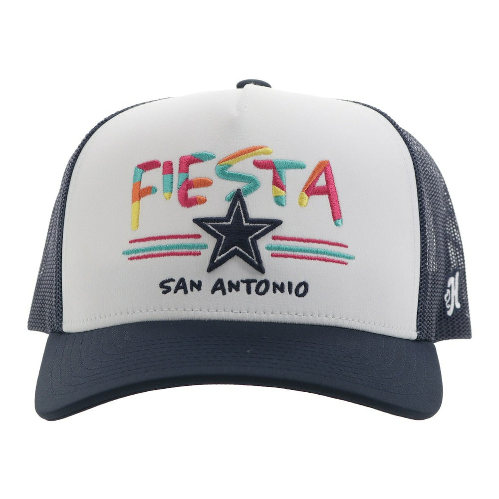 Dallas Cowboys HOOey NFL Fiesta Adjustable Trucker Hat – White/Navy