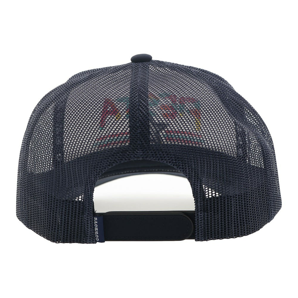 Dallas Cowboys HOOey NFL Fiesta Adjustable Trucker Hat – White/Navy
