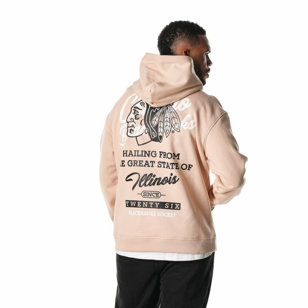NHL Chicago Blackhawks The Wild Collective Unisex Pullover Hoodie - Cream