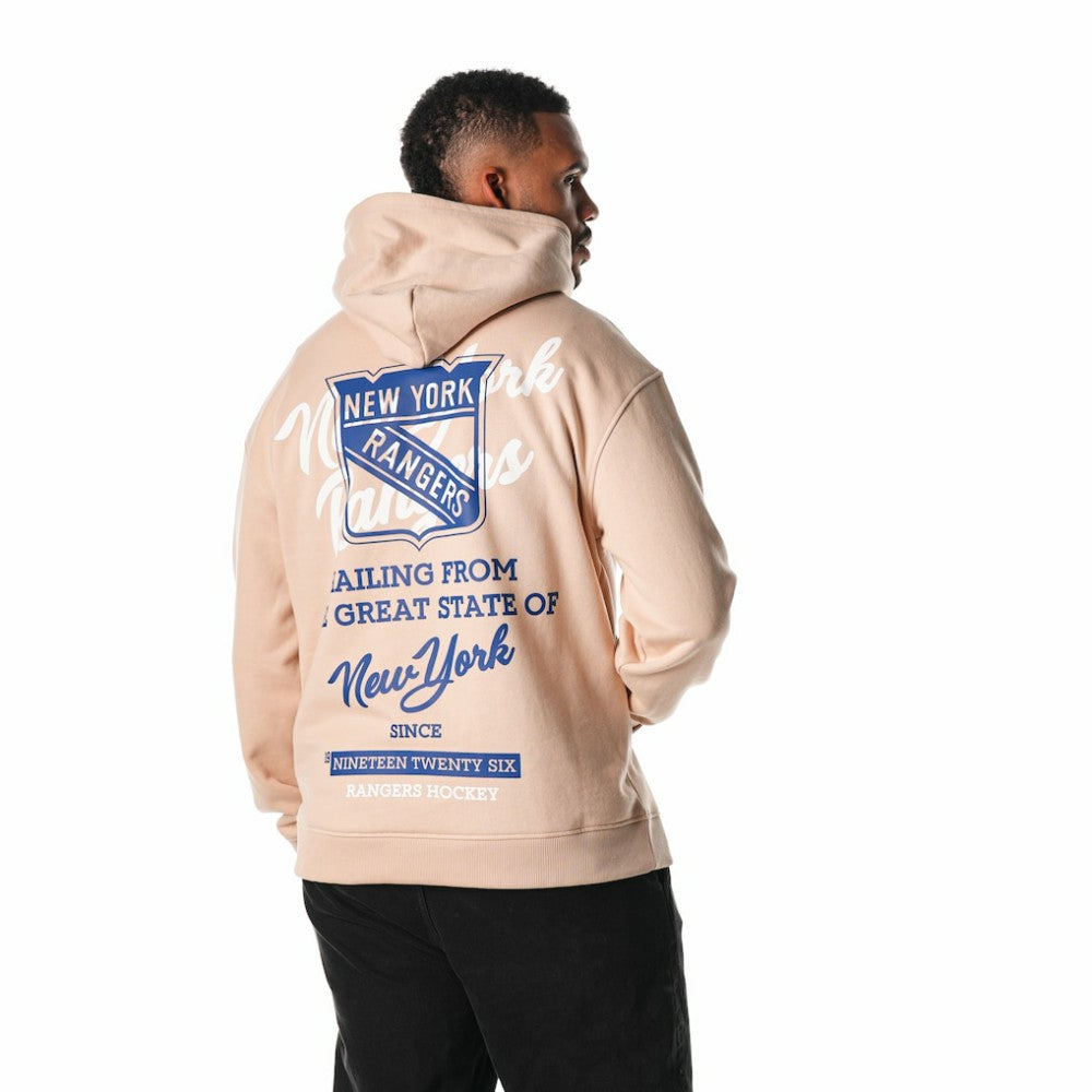 NHL New York Rangers The Wild Collective Unisex Pullover Hoodie - Cream