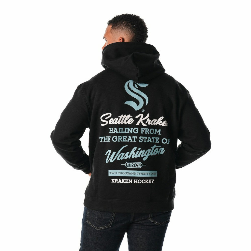 NHL Seattle Kraken The Wild Collective Unisex Pullover Hoodie - Black