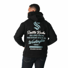 NHL Seattle Kraken The Wild Collective Unisex Pullover Hoodie - Black