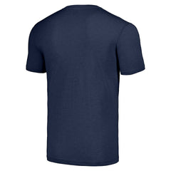 Chicago Bears Homage Unisex 2024 Team Draft Tri-Blend T-Shirt Heather Navy