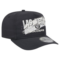 Las Vegas Raiders New Era Throwback Brush Golfer Snapback Hat Black