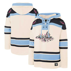 NHL Washington Capitals '47 Cherry Blossom Lacer Pullover Hoodie - Cream