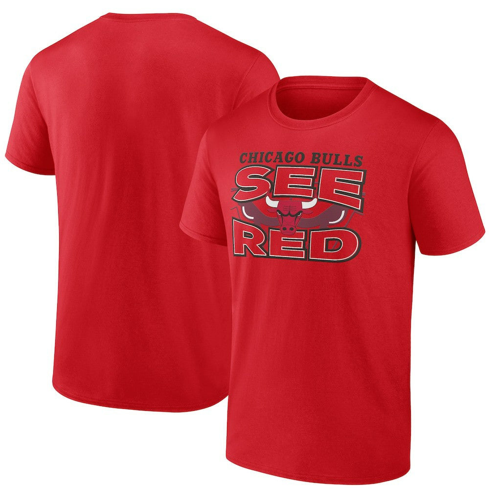 Chicago Bulls Half Court Offense T-Shirt Red