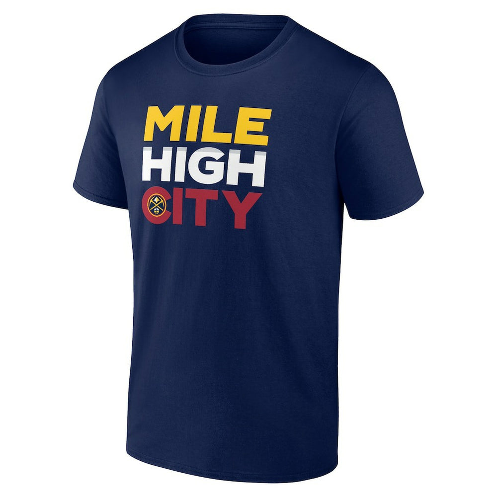 Denver Nuggets Pick & Roll Coverage T-Shirt Navy