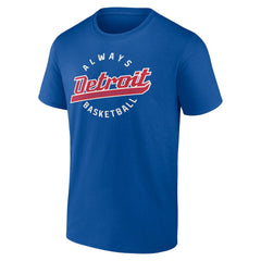 Detroit Pistons Full Court Press T-Shirt Blue