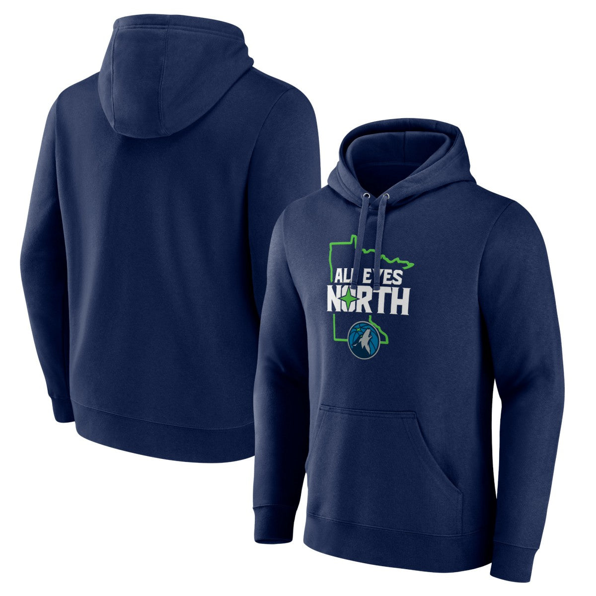 Minnesota Timberwolves Pick & Roll Coverage Pullover Hoodie Navy