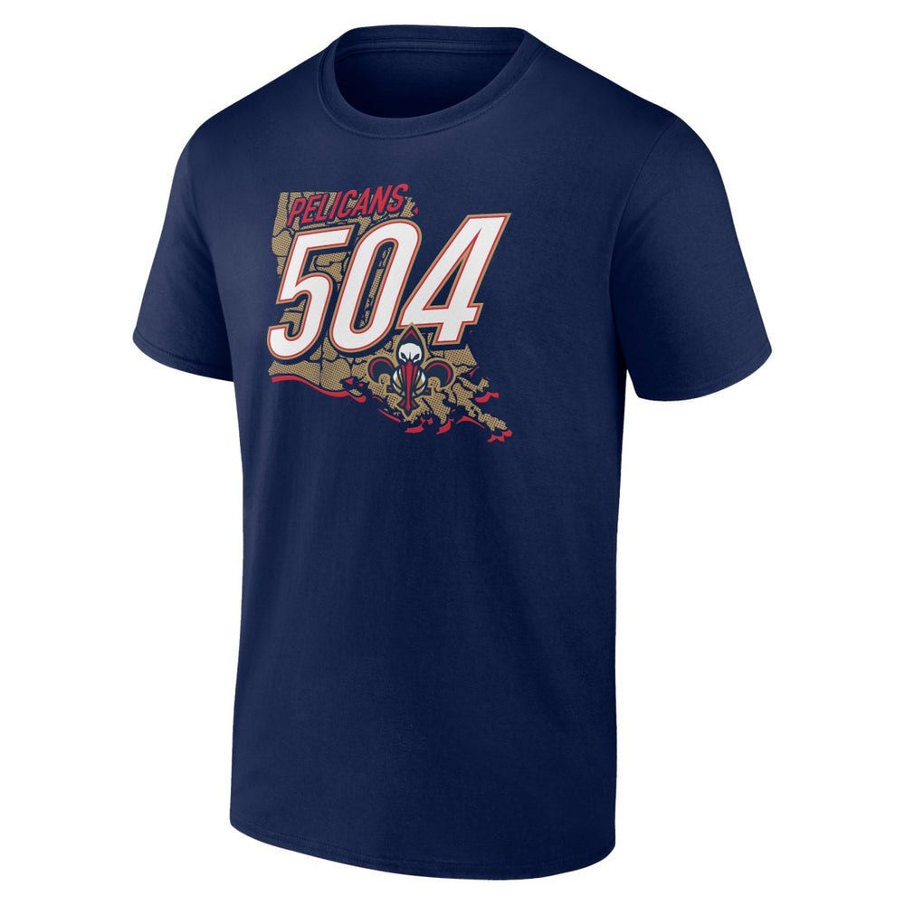 New Orleans Pelicans Full Court Press T-Shirt Navy
