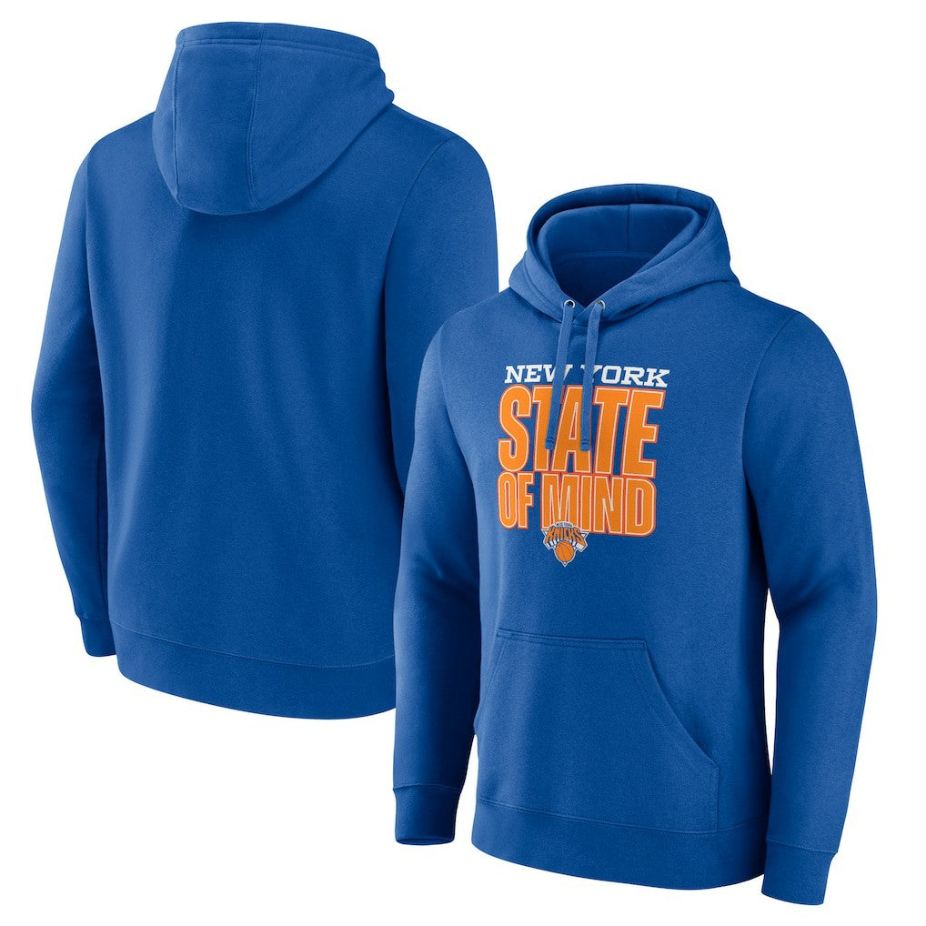 New York Knicks Pick & Roll Coverage Pullover Hoodie Blue